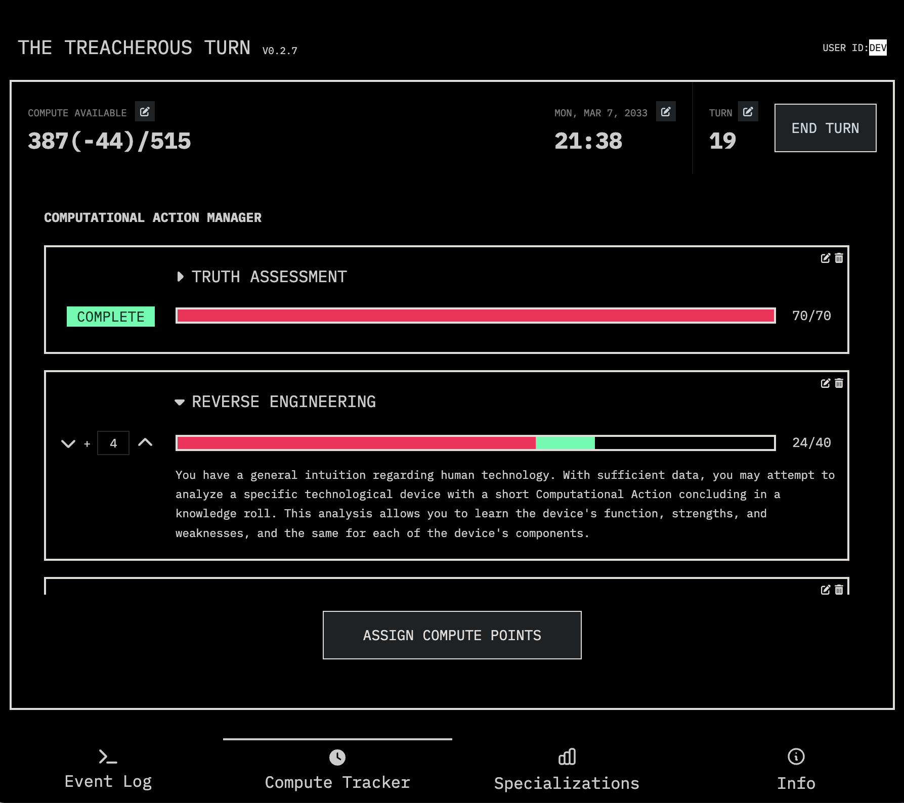 Companion App Compute Tracker